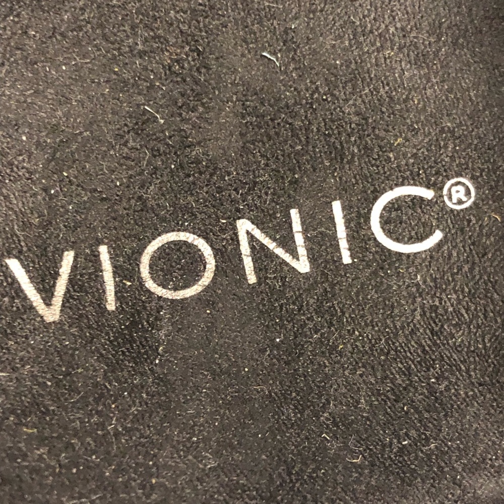 Vionic Brandie platform slide black white sandals - Picture 5 of 11